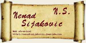 Nenad Šijaković vizit kartica